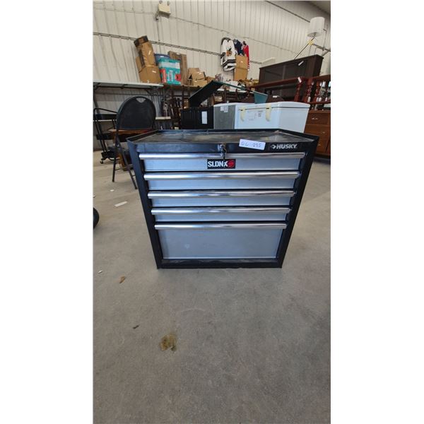 Husky and SLDNX 5-Drawer Tool Chest with Keys 26”×16”×27”