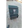 Image 2 : Green Diamond Plate Truck Bed Tool Box with Integrated Socket Holders