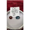 Image 1 : Purplish Pink Rhodolite Garnet and London Blue Topaz Gemstones