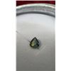 Image 4 : Blue Green Sapphire, Green Tourmaline, and Green Sapphire Pear Shaped Gemstones