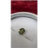 Image 7 : Blue Green Sapphire, Green Tourmaline, and Green Sapphire Pear Shaped Gemstones