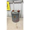 Image 4 : Square Galvanized Tub, Gas Can, and Oblong Planter