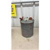 Image 5 : Square Galvanized Tub, Gas Can, and Oblong Planter