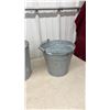 Image 2 : 2 Galvanized Buckets, with Cast Iron Shoemaker stand
