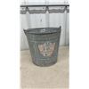 Image 7 : 2 Galvanized Buckets, with Cast Iron Shoemaker stand