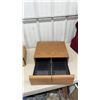 Image 2 : 2 Retro Woodgrain Laminate Media Storage Drawer Units for VHS