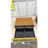 Image 6 : 2 Retro Woodgrain Laminate Media Storage Drawer Units for VHS