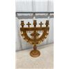 Image 2 : Ukrainian wooden 3 and 5-candle candelabras, Russian Khokhloma and Spoons, Wooden Flute