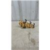 Image 6 : Ukrainian Wooden Barrel Display, Cat whistle toys, 3 Pcs Cat Nesting Decor, Handmade Wooden Birds