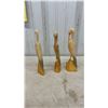 Image 9 : Ukrainian Wooden Barrel Display, Cat whistle toys, 3 Pcs Cat Nesting Decor, Handmade Wooden Birds
