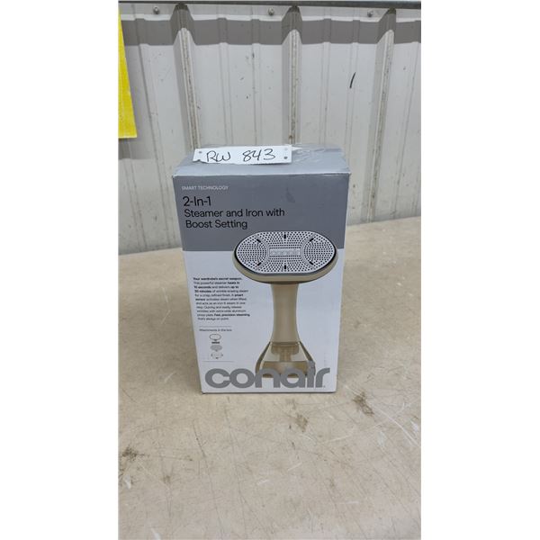 Conair 2-in-1 Steamer and Iron - New Or Store Return