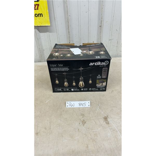 Artika Eclipse- Solar String Lights - New or Store Return