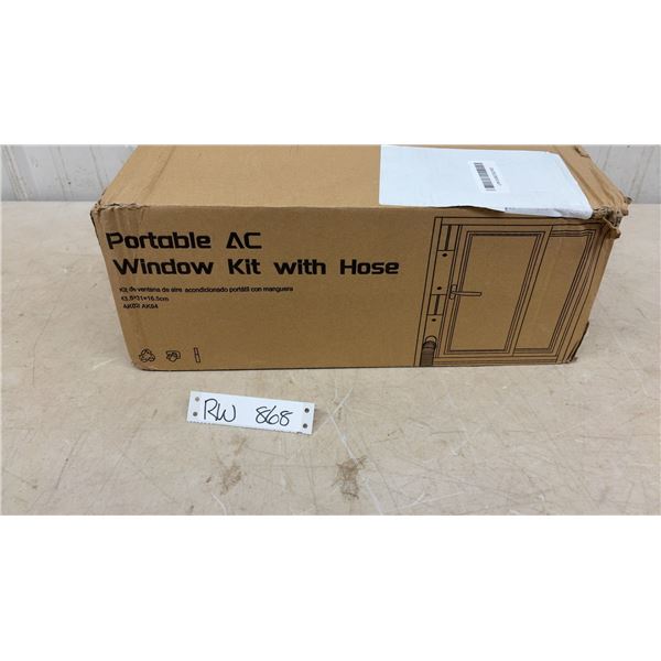 Portable A/C Window Kit with Hose- New or Store Return