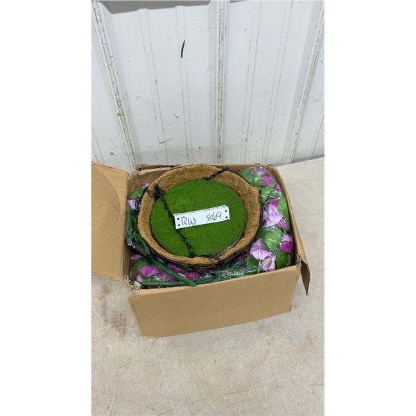 Artificial Hanging Flower Pot - New or Store Return