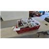 Image 5 : Assorted Sockets, Wrenches, Punches, and Other Tools in Red Crate and Plastic Containers