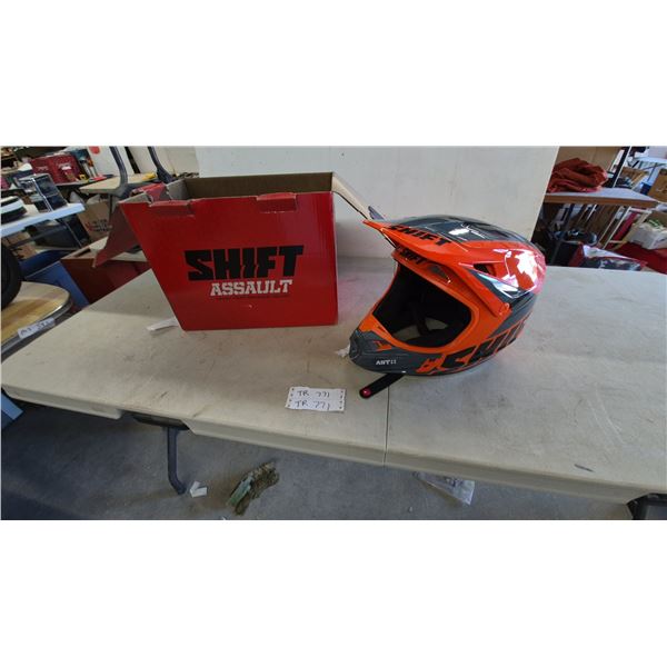 Shift Assault Full-Face Helmet and Original Box