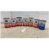 Image 1 : Seven International Harvester Low Ash Engine Oil and Inter-Season Multi-Viscosity Oil Cans, One