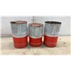 Image 5 : Seven International Harvester Low Ash Engine Oil and Inter-Season Multi-Viscosity Oil Cans, One
