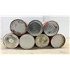 Image 9 : Seven International Harvester Low Ash Engine Oil and Inter-Season Multi-Viscosity Oil Cans, One