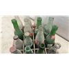 Image 3 : Vintage Coca-Cola Wooden 24-Bottle Crate with Assorted Glass Soda Bottles, 7Up