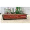 Image 6 : Vintage Coca-Cola Wooden 24-Bottle Crate with Assorted Glass Soda Bottles, 7Up