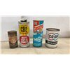 Image 2 : Castrol, CO-OP, Mica, Loosite, CD-2, Bowes, Whiz Sylk, and Kleen-Flo Automotive Tins, Some with