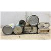 Image 9 : Castrol, CO-OP, Mica, Loosite, CD-2, Bowes, Whiz Sylk, and Kleen-Flo Automotive Tins, Some with