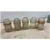 Image 4 : Antique Glass and Ceramic Pin-Type Insulators Including Dominion, Hemingray, Brookfield