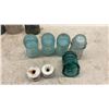 Image 6 : Antique Glass and Ceramic Pin-Type Insulators Including Dominion, Hemingray, Brookfield