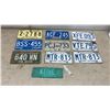 Image 1 : License Plates, Quebec, British Columbia, Ohio and Idaho, 1973-1988, 10 Piece