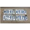 Image 2 : License Plates, Quebec, British Columbia, Ohio and Idaho, 1973-1988, 10 Piece