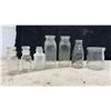 Image 4 : Collection of Vintage Glass Dairy Bottles and Jars Including Elmhurst Dairy and Hand-Painted