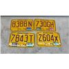 Image 3 : 13 Manitoba Trailer License Plates, 1964 to 1990s