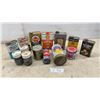 Image 1 : Vintage Advertising Tins Including Supertest, Shell Barbecue Starter, CIL, Wizard, Brasso