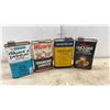 Image 5 : Vintage Advertising Tins Including Supertest, Shell Barbecue Starter, CIL, Wizard, Brasso
