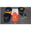 Image 1 : Five NFL-NCAA Baseball Caps.