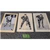 Image 1 : 3 NHL Beehive Photos - Montreal Canadien - Marshall, Johnson, Harvey.