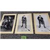 Image 1 : 3 NHL Beehive Photos - Toronto Maple Leaf, Duff, Bower, Harris.