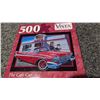 Image 3 : John Wayne Sealed DVD Collectible 25 Movies, 28 Hour- 1957 Plymouth Fury 500 Piece Puzzle.