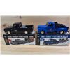 Image 1 : WIX 1951 Ford F-1, 1966 Ford F-100 Ford Trucks 1/25th Scale Die Cast Banks.
