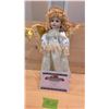 Image 3 : 17 Inch Victorian Genuine Porcelin Doll, C/W Certificate Of Authenticity.