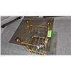 Image 3 : Antique Glass Top End Table, 18 In × 18 In × 23 In.