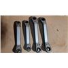 Image 2 : Set Of 8 Ratchet Wrenches - 4 SAE 1/4 To 11/16, 4 Metric 7MM To 14MM.