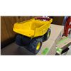 Image 3 : Tonka Hasbro Mighty Big Yellow Dump Truck 19 Inches Long, Red Handle.