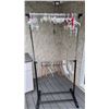 Image 1 : 2 Tier Main Stays Coat Rack Complete With 90 Assorted Clothes Hangers.