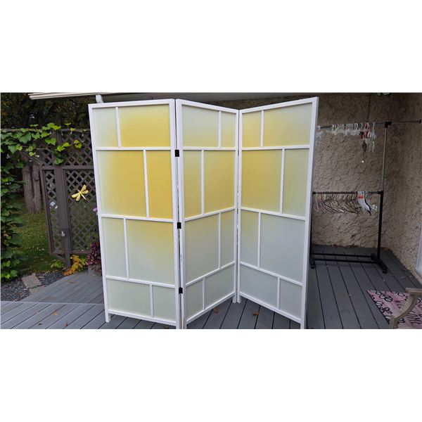 IKEA 6 Ft High × 7 Ft Wide Folding Room Divider/Privacy Wall.