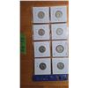 Image 4 : 8 Canadian Nickels - 1922, 1927, 1928, 1929, 1931, 1933, 1934, 1936.