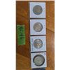 Image 2 : 4 USA JFK 50 Cent Coins - 1968, 1971, 1972, 1976.