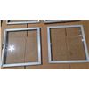 Image 2 : Six 16 Inch × 17 Inch Aluminum Slider Glass Windows.
