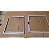Image 4 : Six 16 Inch × 17 Inch Aluminum Slider Glass Windows.